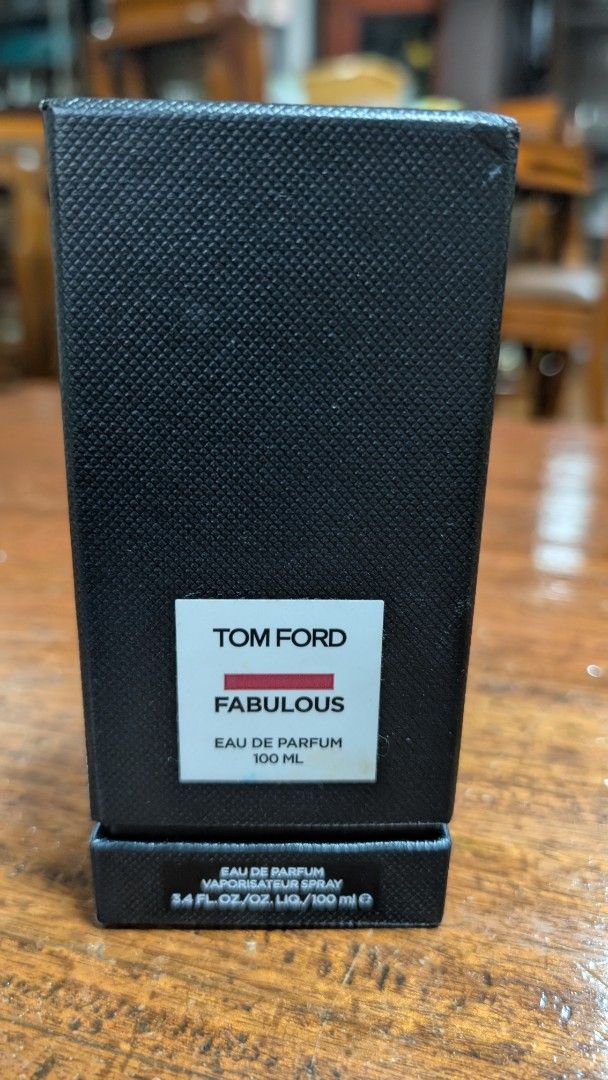 Tom Ford F Fabulous (Category: Fragrance & Deodorants) located in Pasig City. Submitted by steve____ (Listing ID 1380096725, Image 1). Description: 100ml, purchased in dubai for around 25k hard to tell the exact level of fragrance remaining due to the bottle, but there should be around 85% remaining.