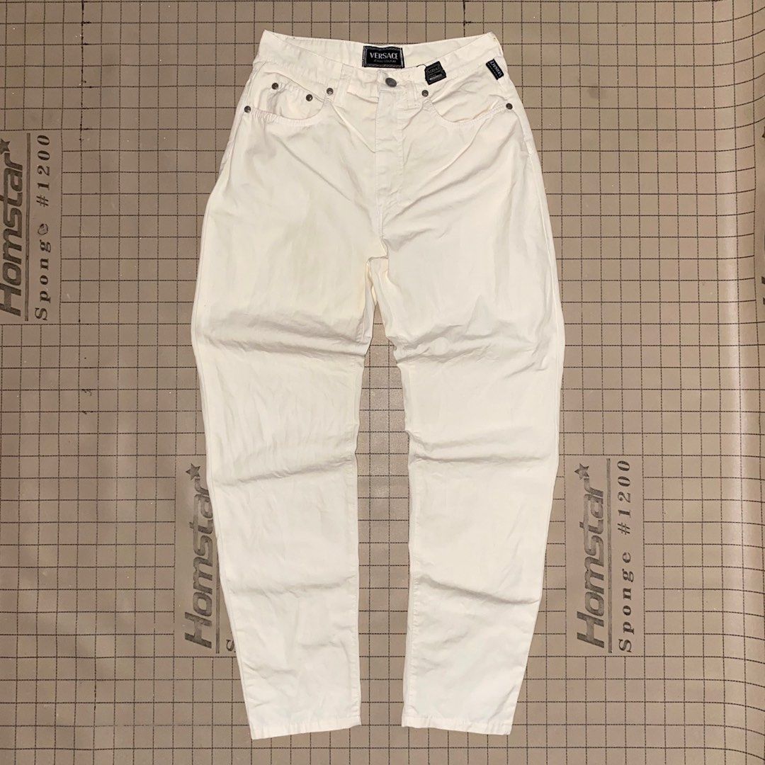 Vintage Versace Jeans Couture (Category: Luxury Apparel) located in Santa Cruz. Submitted by jaysosmoove (Listing ID 1380016233, Image 1). Description: Vintage Versace Jeans Couture waist 26 length 39 thighs 11.5 leg opening 6 excellent condition location • Santa Cruz, Laguna.