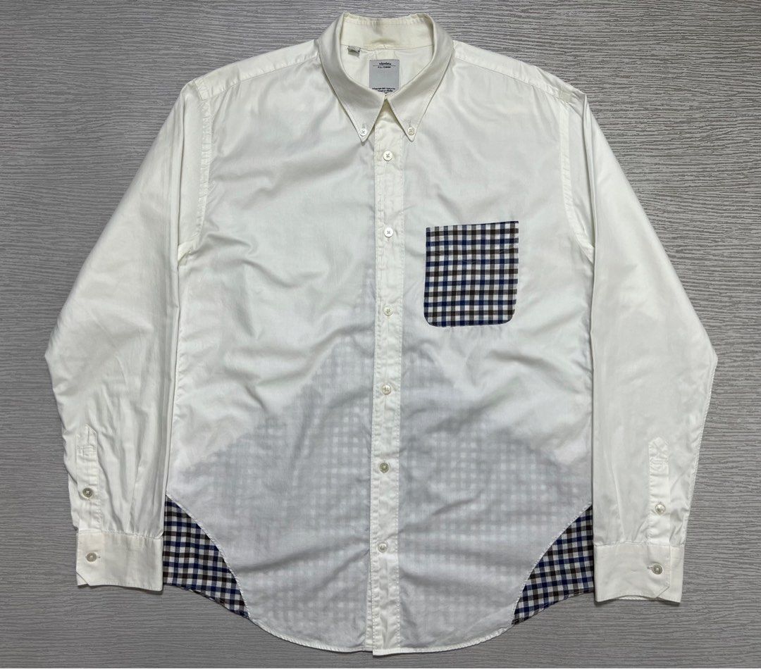 Visvim - Spring-Summer 2012 - Checkered Fullcam Shirt L/S IT (Category: Formal Shirts) located in Manila. Submitted by greatergoodph (Listing ID 1380076967, Image 2). Description: Want to Sell: Visvim - Spring-Summer 2012 - Checkered Fullcam Shirt L/S IT Size 3 Gently Used Good Condition Normal Sign of Use Measurements in Inches(Laid Flat): Shoulders: 18” Width: 20.5” Sleeve Length: 24.5” Length: 28”.