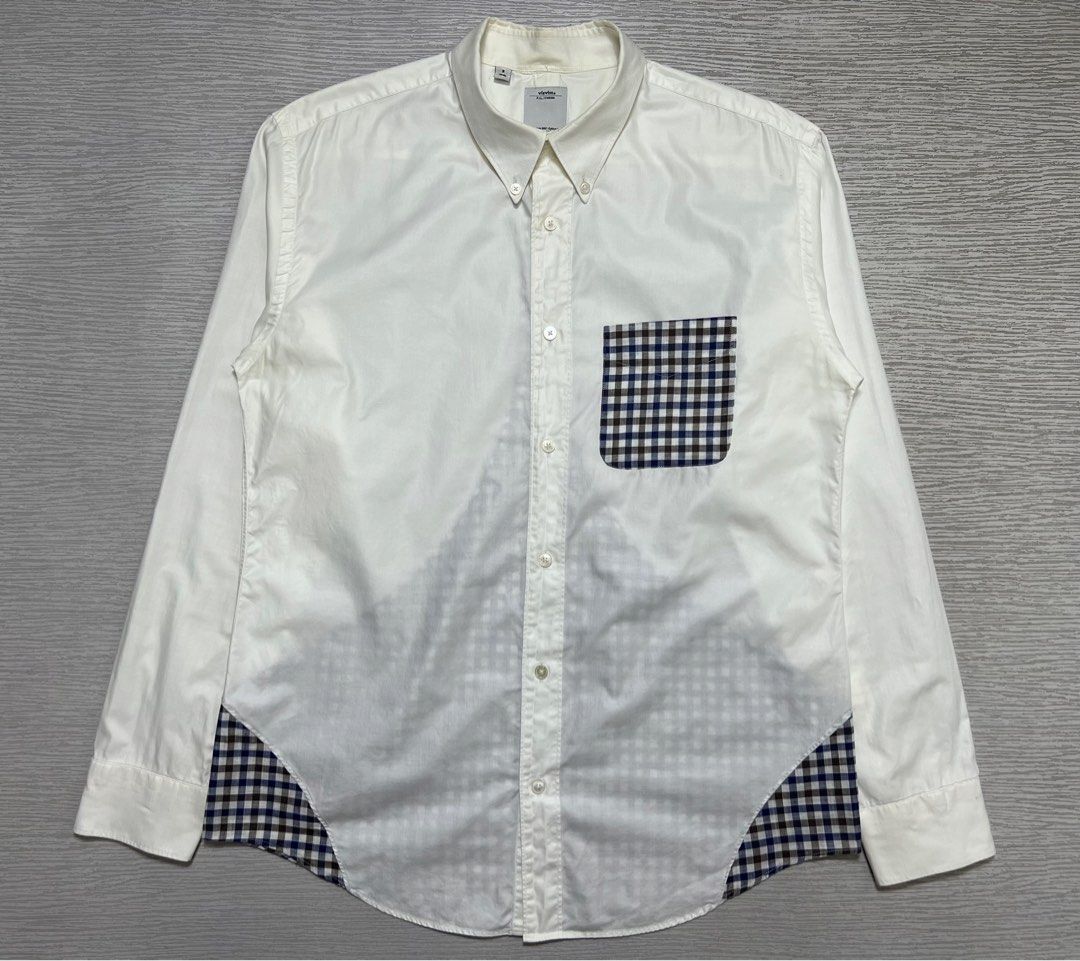 Visvim - Spring-Summer 2012 - Checkered Fullcam Shirt L/S IT (Category: Formal Shirts) located in Manila. Submitted by greatergoodph (Listing ID 1380076967, Image 1). Description: Want to Sell: Visvim - Spring-Summer 2012 - Checkered Fullcam Shirt L/S IT Size 3 Gently Used Good Condition Normal Sign of Use Measurements in Inches(Laid Flat): Shoulders: 18” Width: 20.5” Sleeve Length: 24.5” Length: 28”.