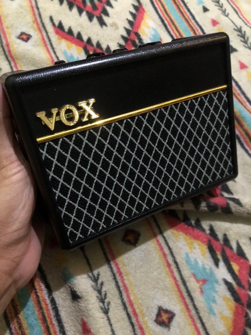 VOX AC1 Rhythm portable mini amplifier (Category: Soundbars, Speakers & Amplifiers) located in Quezon City. Submitted by markgolveo (Listing ID 1379979783, Image 1). Description: VOX AC1 Rhythm portable mini amplifier My personal goto equipment In fully working condition No issues all features working properly With built in metronome and drum machine feature Can be operated via AA batteries Or via AC adapter plugged in Will include my AC adapter 