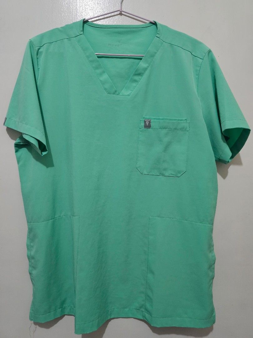 White Coat Scrub Tops (Category: Others Tops) located in Manila. Submitted by minyoonjeongs (Listing ID 1380005071, Image 3). Description: Selling my pre-loved original White Coat scrub tops for only ₱980 each. Large on tag but fits Medium also. Available colors: Black Coral Red Mint Green Pink Violet 💌 Message if interested. Thank you! 😊.