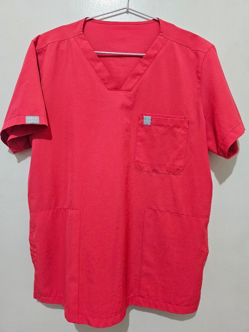 White Coat Scrub Tops (Category: Others Tops) located in Manila. Submitted by minyoonjeongs (Listing ID 1380005071, Image 2). Description: Selling my pre-loved original White Coat scrub tops for only ₱980 each. Large on tag but fits Medium also. Available colors: Black Coral Red Mint Green Pink Violet 💌 Message if interested. Thank you! 😊.