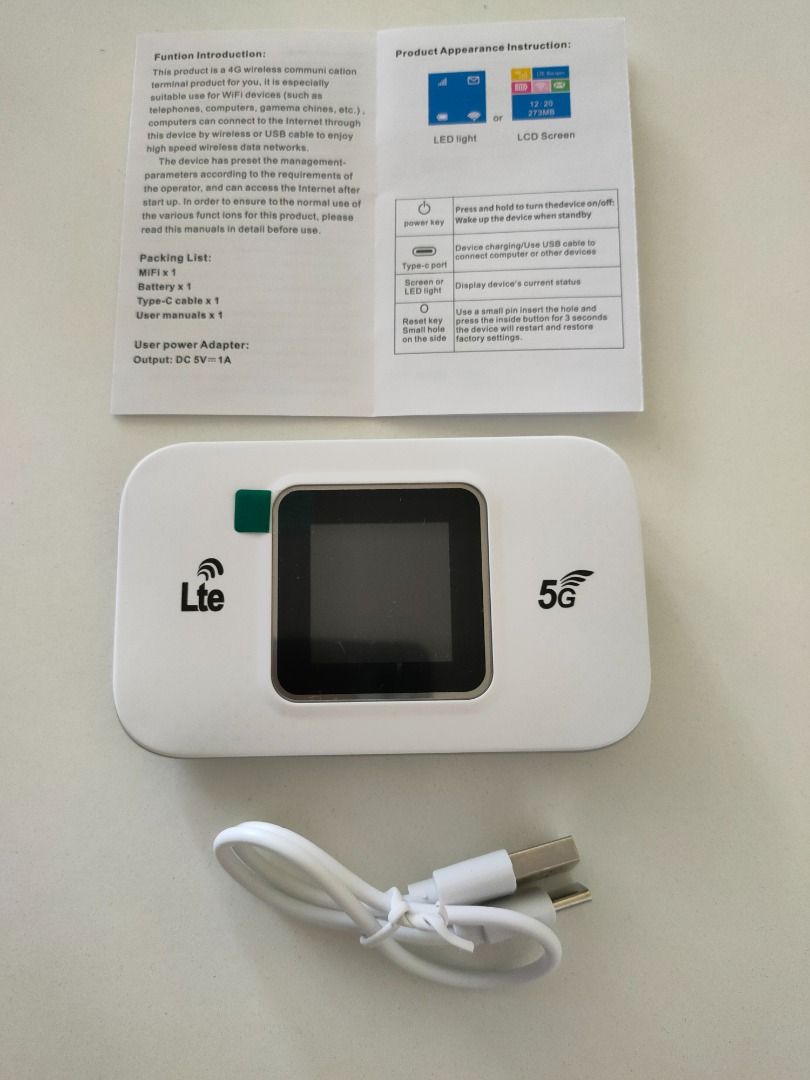 Wi-Fi portable hotspot mobile router wifi internet sharing from SIM ...