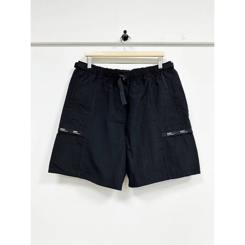 WTS 19SS WTAPS TRACKS NYLON SHORTS BLACK SIZE M 02