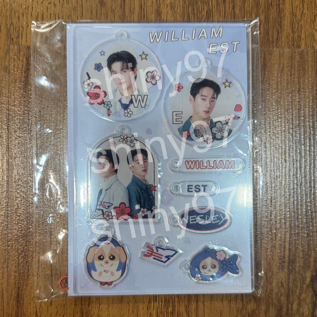 WTS] GMMTV WilliamEst Japan Customizable Acrylic Keychain, Hobbies