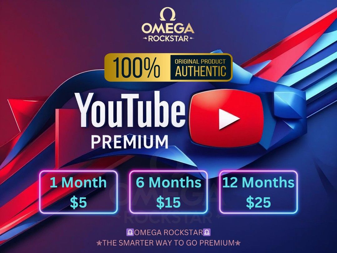 YouTube Premium Gift Cards *Upgrade Own Account* 📍Includes YouTube Music Premium📍⛔️Not Netflix/ Spotify/ Google Drive/ Apple iCloud⛔️632261845176341116