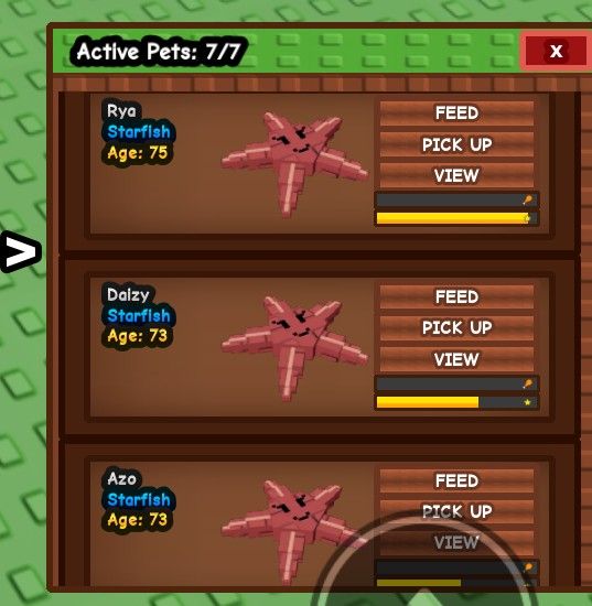 3x Age 70+ pets - Grow a garden (Category: In-Game Products) located in Manila. Submitted by sellercyps99 (Listing ID 1380179734, Image 1). Description: .