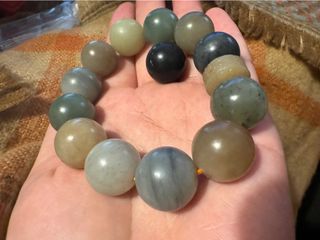 和田玉 青花多寶手鏈64224282253825110