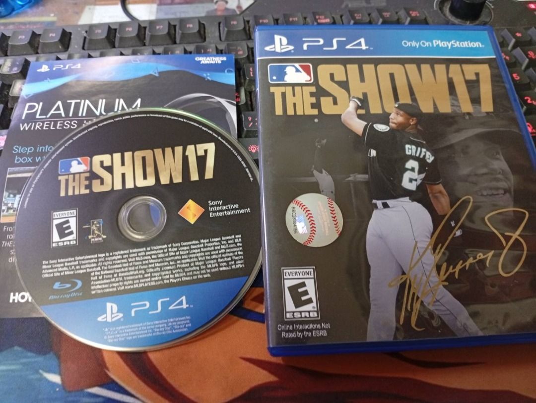 由 syg1104 (刊登 ID 1380271268，圖片 1) 提交，位於 台南市 (Tainan) 的 收藏絕版 PS4遊戲 美國職棒大聯盟 17 MLB17 THE SHOW17 (類別：PlayStation)，說明：二手遊戲光碟小刮小痕難免 不另拍照 出貨前會以自有機器測試 若您的機器無法讀取 或正常執行 就請當作收藏品 如有認證 序號 DLC都請當作已用 下標前請先聊聊 確認商品 只此一個 多平台刊登 台南安平7-11康平或永康7-11華康可面取 信評良好買方可外縣市+60超商 只要下標就表示同意 不接受請勿購買。