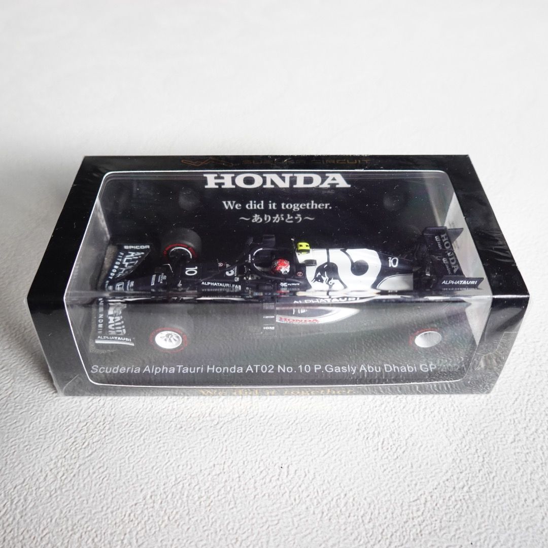 SPARK - Miniature AlphaTauri AT02 1/43 - Grand Prix D'Abu Dhabi 2021 - Voiture De Collection F1
