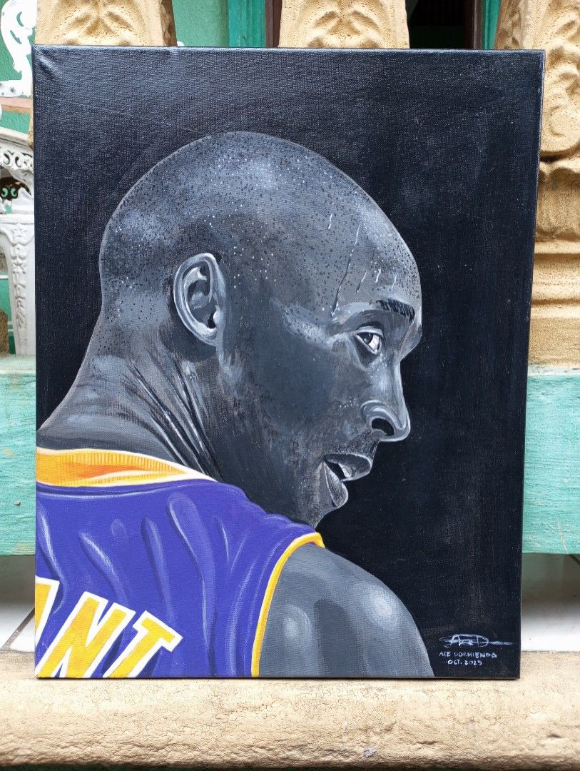Acrylic Painting (Category: Art & Prints) located in Calamba. Submitted by clair21 (Listing ID 1371107844, Image 1). Description: Kobe Bryant Acrylic Painting Size: 40x50cm Mode of Delivery: JNT BUYER MUST SHOULDER SHIPPING FEE Mode of Payment: Gcash/ CASH upon meet up.
