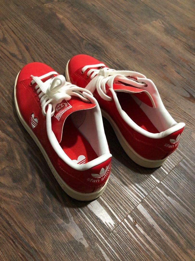 Adidas Stan Smith Red Sneakers (limited edition)- Size