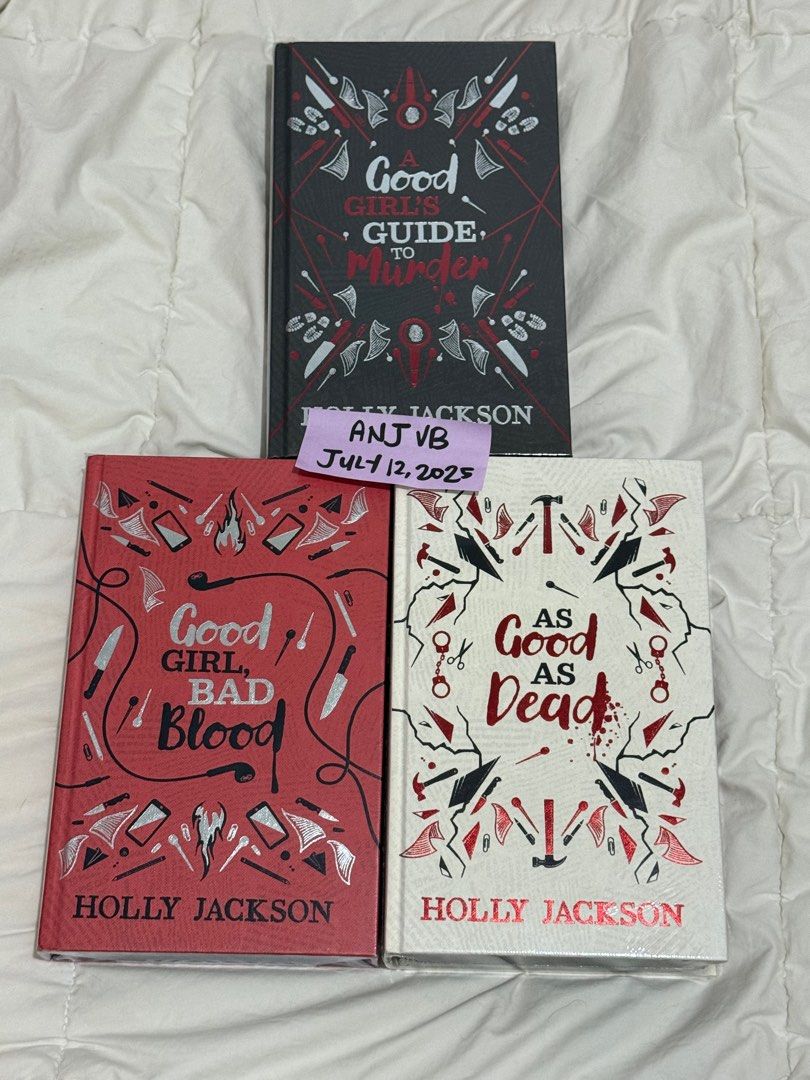 AGGGTM TRILOGY Collector’s Edition (Category: Storybooks) located in Quezon City. Submitted by anjvb (Listing ID 1380160046, Image 1). Description: A Good Girl’s Guide to Murder TRILOGY Collector’s Edition.