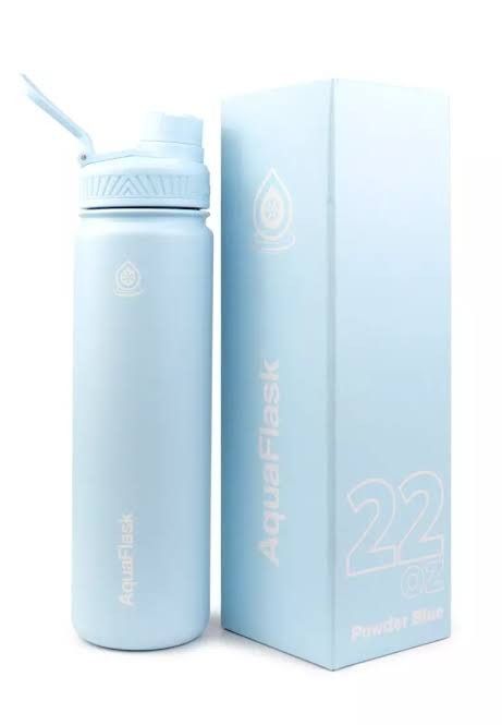 AQUAFLASK SKY BLUE (Category: Water Bottles & Tumblers) located in Manila. Submitted by vincentpamadabaticos4334 (Listing ID 1380291445, Image 1). Description: SELLING AQUAFLASK SKY BLUE NEVER BEEN USED, GOOD AS NEW.