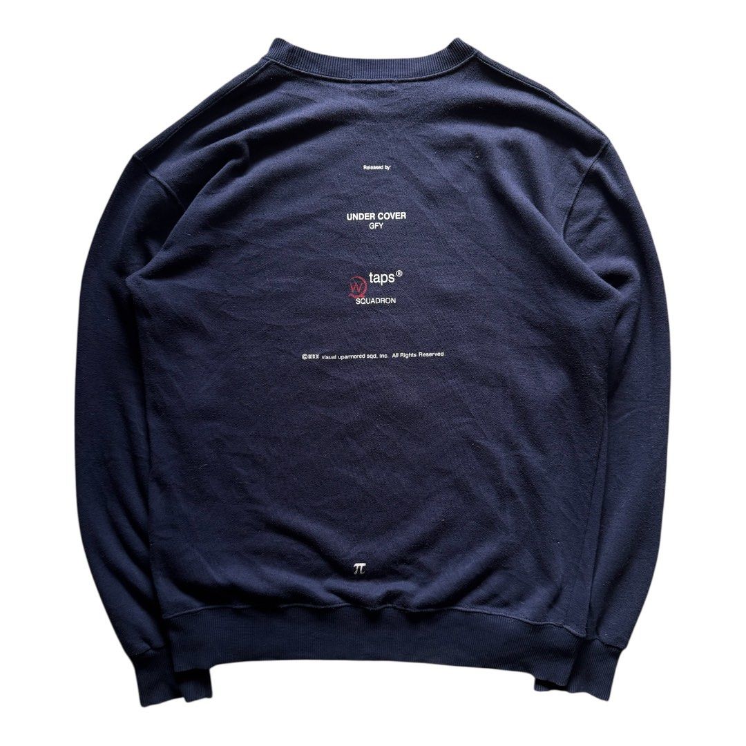 Archive Undercover x WTAPS 1999 Pi Logo Crewneck (Category: Activewear) located in Zamboanga. Submitted by the.angura.store (Listing ID 1380214517, Image 2). Description: Undercover x WTAPS 1999 Pi Logo Heavy Crewneck Undercover’s initial collaboration with WTAPS in 1999. This rare crewneck features minimal logos from front to back. Pi logo with undercover logo in front, WTAPS x Undercover logo at the back. very rare, only released once. Made in 