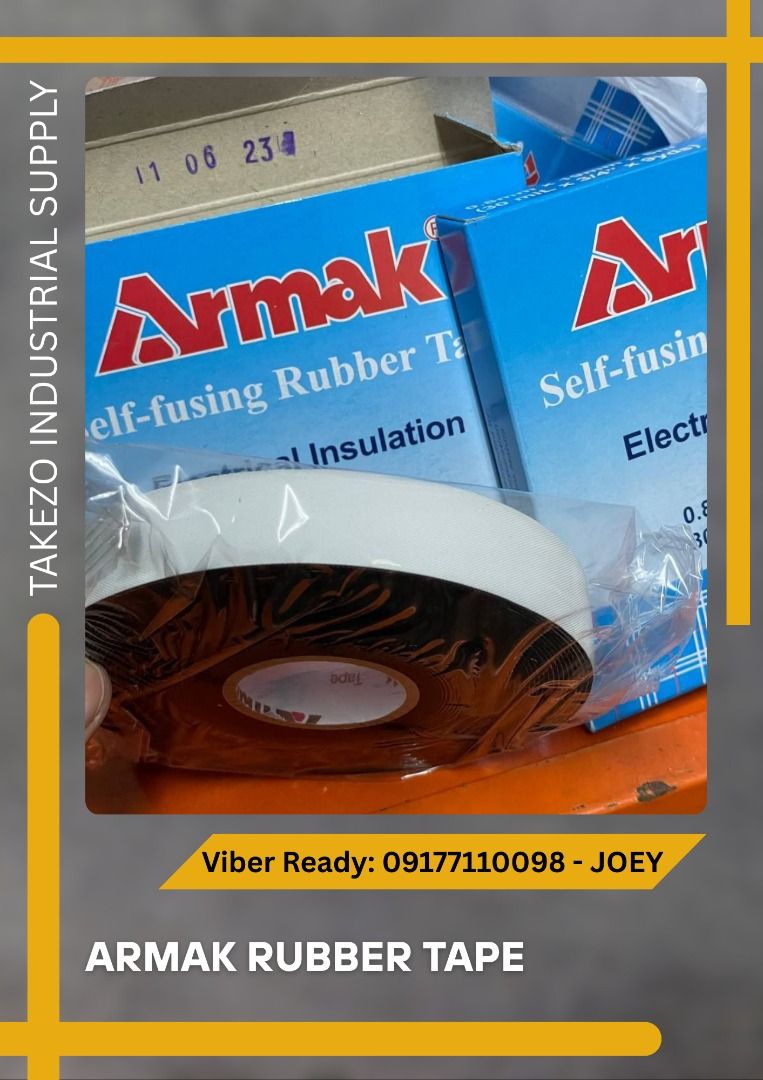 Armak Rubber Tape (Category: Other Home Furniture) located in Manila. Submitted by joeyroque09 (Listing ID 1380106954, Image 1). Description: Item: Armak Rubber Tape Specs: 0.8mm x 19mm x 8m .