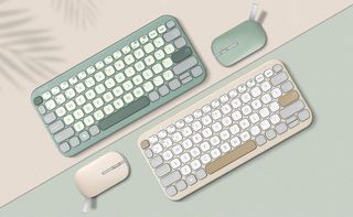 ASUS Mashmallow 抹茶綠 keyboard and mouse