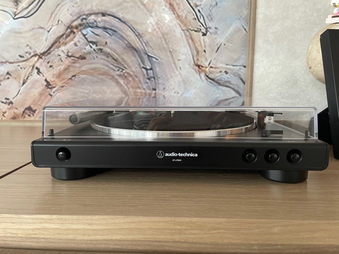 Audio-Technica AT-LP60X (Category: Other Audio Equipment) located in Singapore. Submitted by julu111 (Listing ID 1376076983, Image 3). Description: Show flat accessories. Used once or twice. No box, just the music player only. Keen buyers must bring their own cable wires to connect the device to ensure working condition before purchasing. The player is not Bluetooth compatible and doesn’t have any audio input wires or power adapter cables include