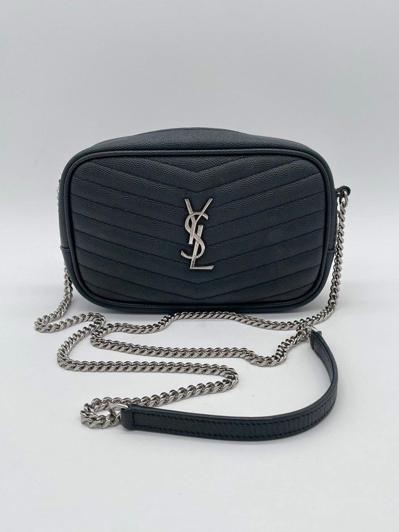 Authentic YSL Mini Lou Camera Bag ✨j (Category: Luxury Bags & Wallets) located in Quezon City. Submitted by jhaediah (Listing ID 1380172492, Image 1). Description: YSL Mini Lou Camera Bag ✨ Authentic | Rank SA Condition. No Inclusion.