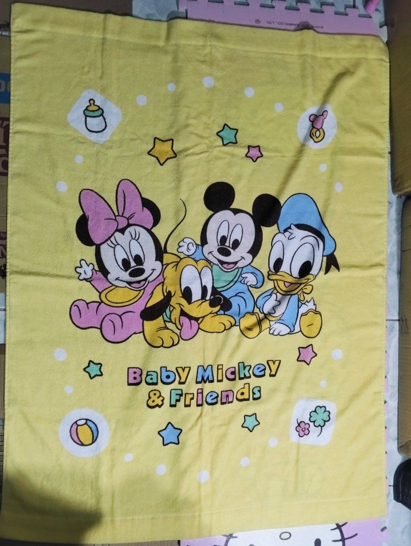 BABY MICKEY & FRIENDS BATH TOWEL (Category: Bathtub & Bath Accessories) located in Batangas. Submitted by amerie_store (Listing ID 1380285378, Image 1). Description: -WYSIWYG -size: 115x85 cm. 🔊Kindly visit & follow my FB page for more updated Toys,Aniks,etc...🤩 🌈👉AMERIE STORE👈🌈 📌Mine Now,Pay after invoice 📌No refund MOP: Gcash 🚛 Flash Express.