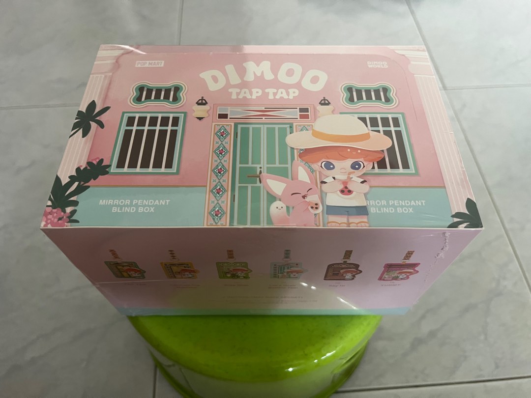 BNIB Sealed popmart Dimoo tap tap mirror pendant blind box box of 6 ...