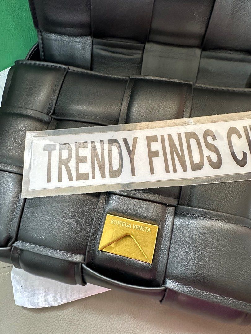 Bottega padded cassette bag (Category: Luxury Bags & Wallets) located in Manila. Submitted by trendyfindscitrine (Listing ID 1380158534, Image 3). Description: Size 26 x 18 x 8 cm Genuine calfskin leather .