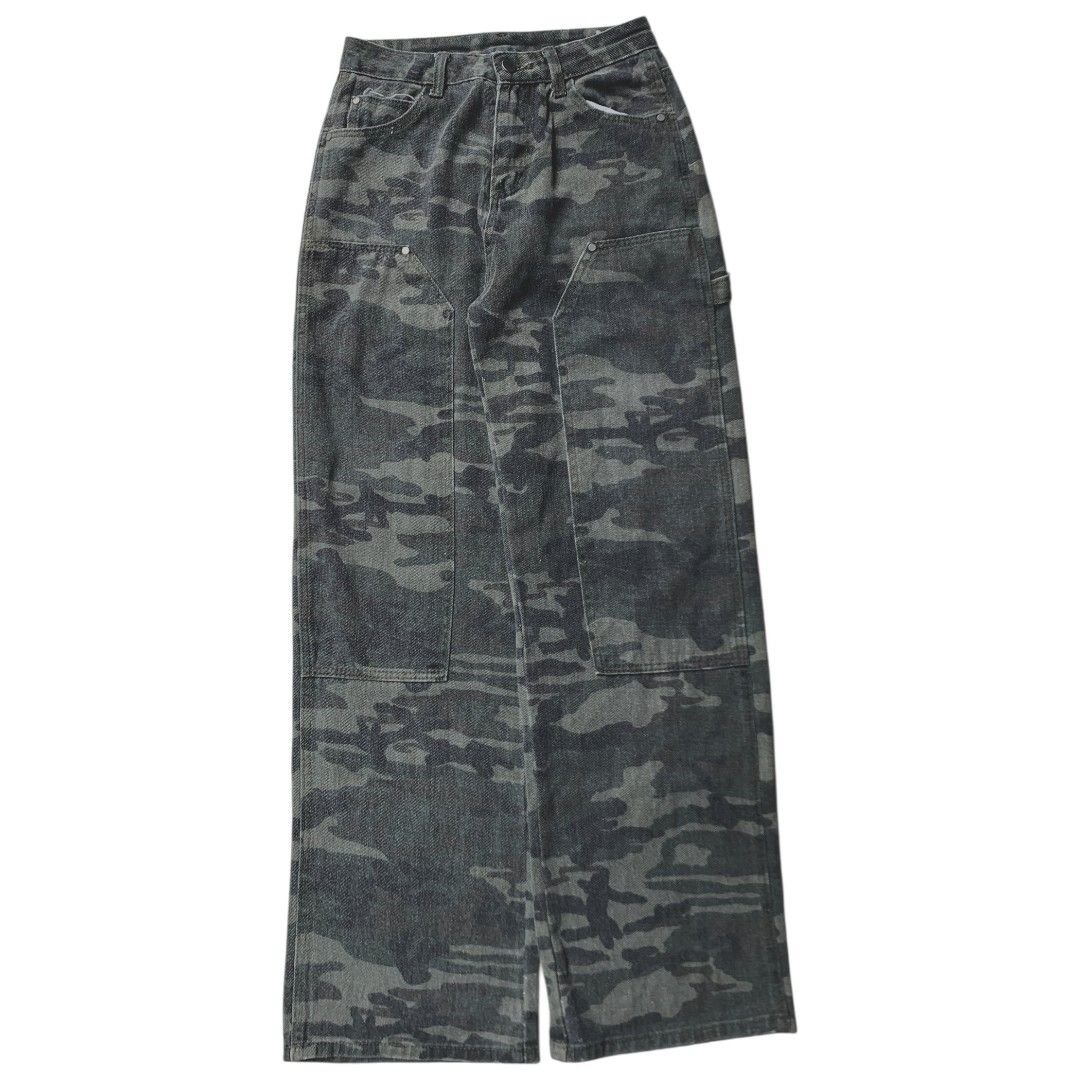 celana carpenter jeans camo double knee, Fesyen Pria, Pakaian , Bawahan ...