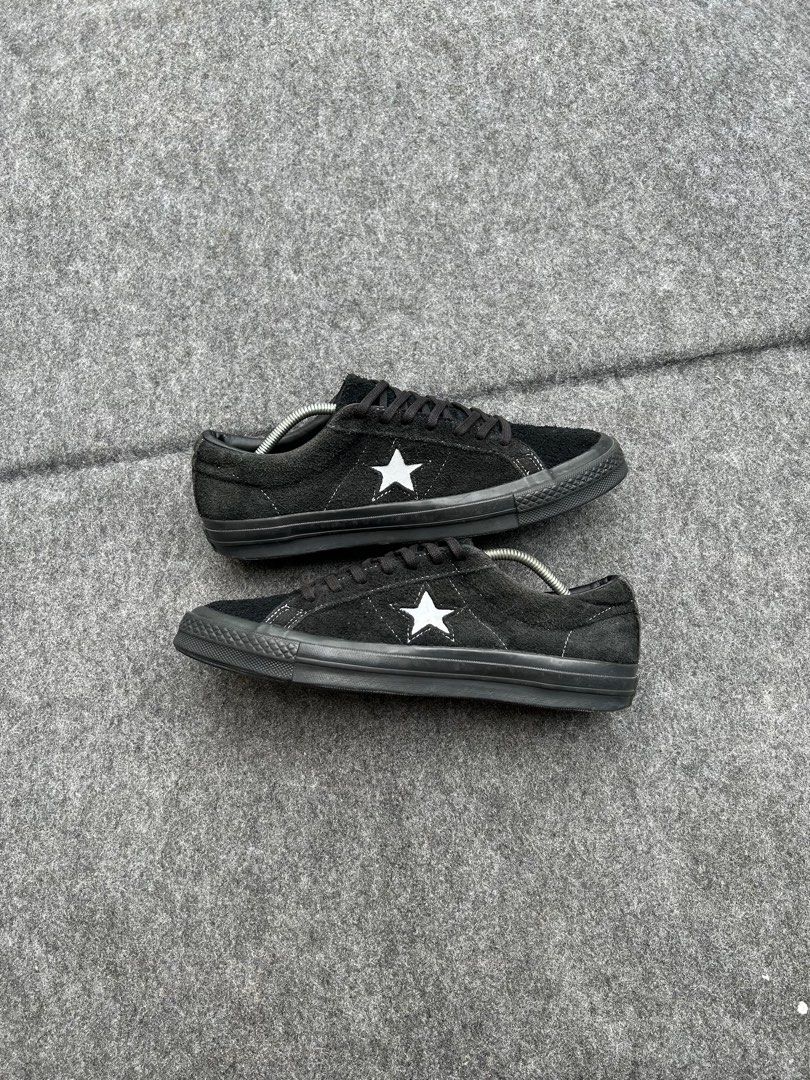 Converse OneStar Black Suede Reflektif