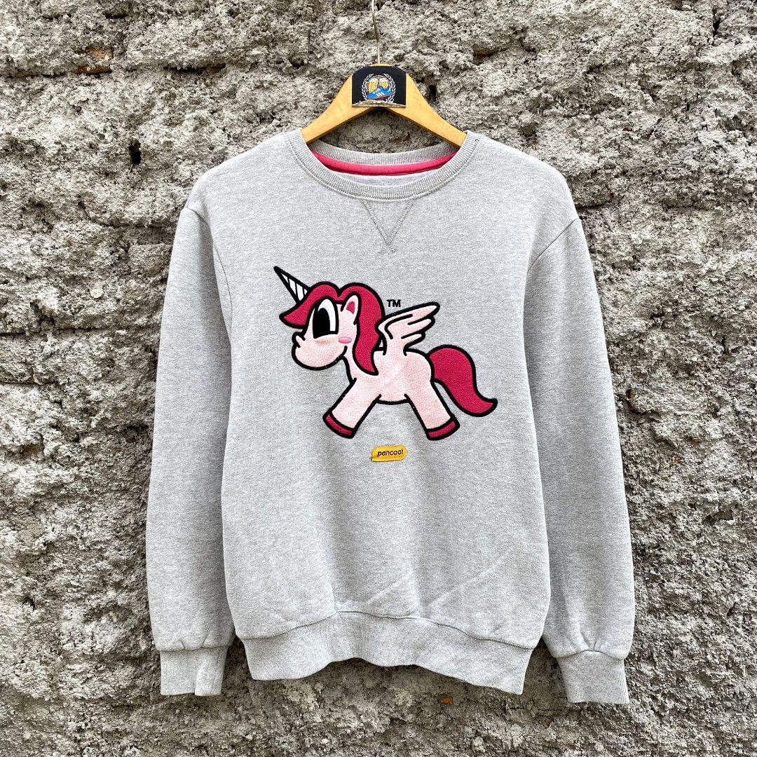 crewneck pancoat unicorn