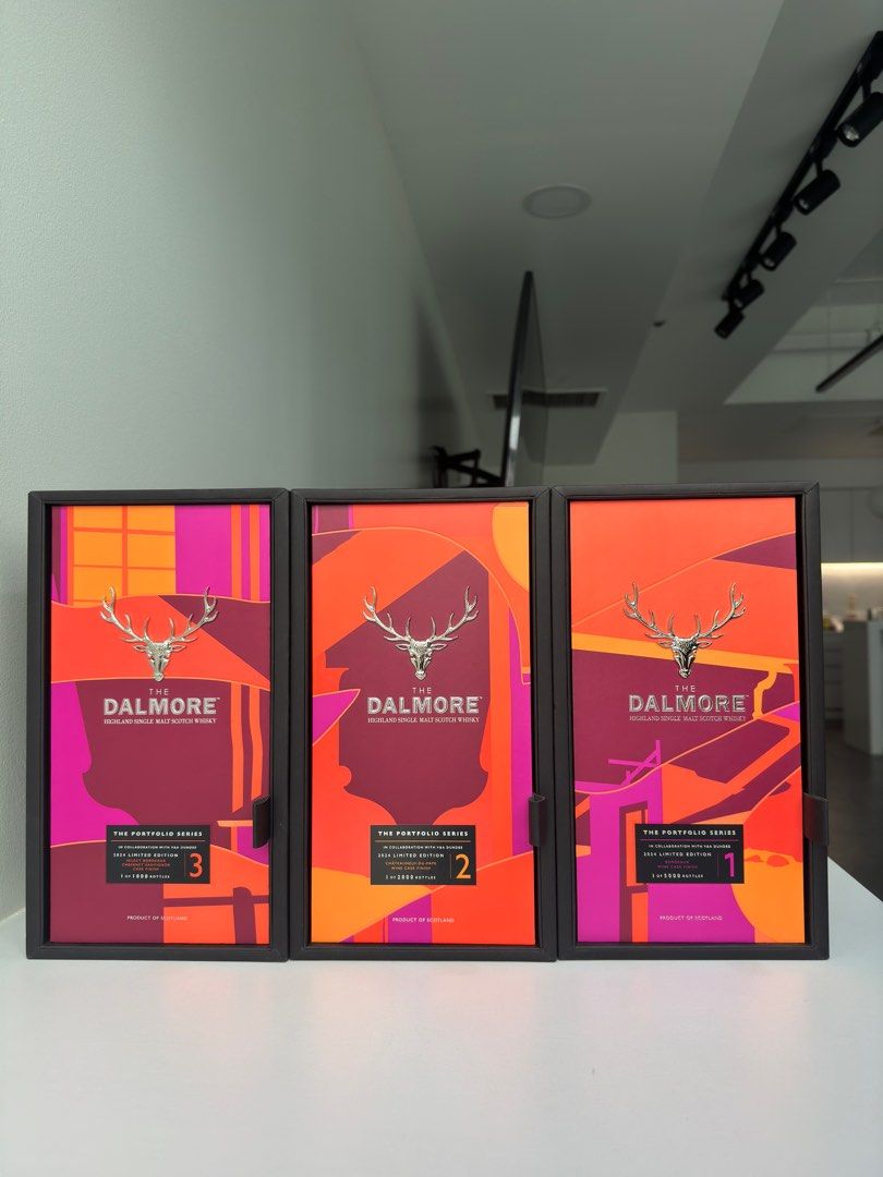 Dalmore Portfolio Series Complete Set 1 2 3 (Category: Beverages) located in Cebu City. Submitted by chu00088 (Listing ID 1380159152, Image 1). Description: Dalmore Portfolio Series Complete Set 1 2 3. limited quantity, only 1000 made worldwide. bought from dubai airport early this year .