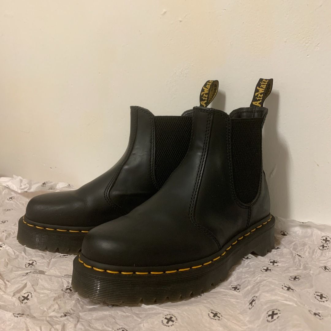 Dr. Martens厚底切爾西靴2976 BEX Chelsea Boots（UK5）, 她的時尚, 鞋