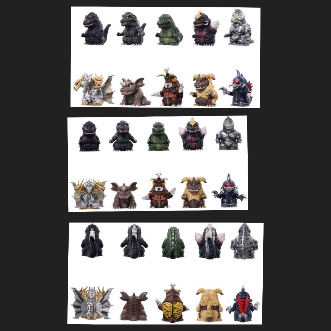 ENSKY GODZILLA 哥斯拉哥吉拉SOFVI PUPPET MASCOT 3 全10種盒玩ゴジラ