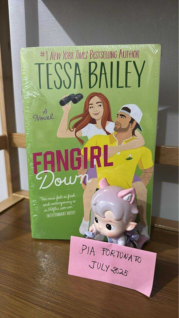 Fangirl Down by Tessa Bailey (Category: Storybooks) located in Manila. Submitted by yapi_cart (Listing ID 1380236777, Image 1). Description: Payment: Gcash, Seabank Delivery: JNT and Lalamove/Grab Location: Sta. Mesa Fangirl Down - Brandnew Sealed ₱700.