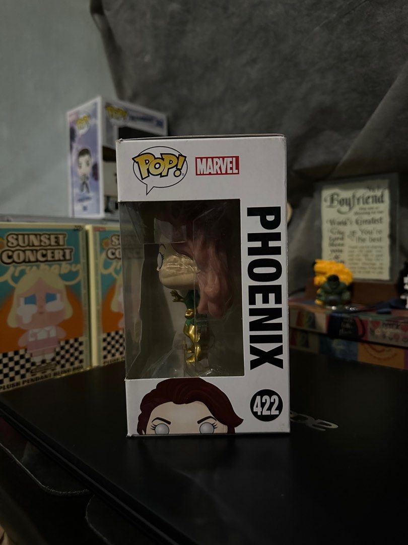 Funko Pop X-Men Pheonix 422 Special Edition (Category: Designer & Blind Box Toys) located in Makati City. Submitted by iamvinceee (Listing ID 1380210483, Image 2). Description: Funko Pop X-Men Phoenix 422 Special Edition Glow in the Dark Pasay Loc 500.