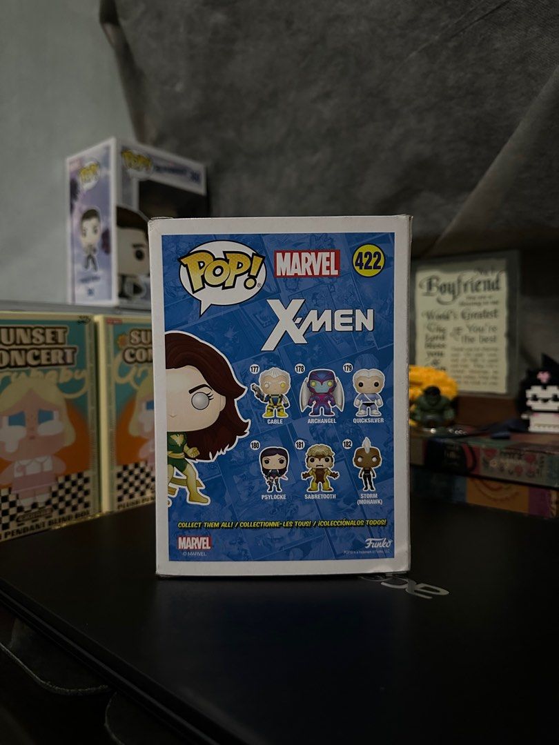 Funko Pop X-Men Pheonix 422 Special Edition (Category: Designer & Blind Box Toys) located in Makati City. Submitted by iamvinceee (Listing ID 1380210483, Image 3). Description: Funko Pop X-Men Phoenix 422 Special Edition Glow in the Dark Pasay Loc 500.