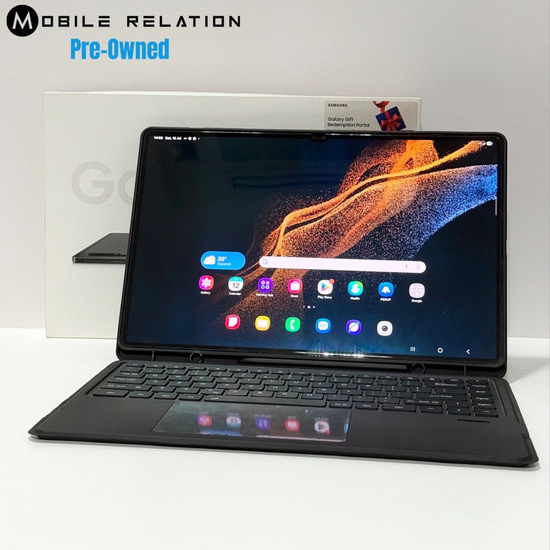 Galaxy Tab S8 Ultra 5G Graphite 256GB (Category: Android) located in Singapore. Submitted by mobilerelation.com.sg (Listing ID 1380232260, Image 1). Description: .