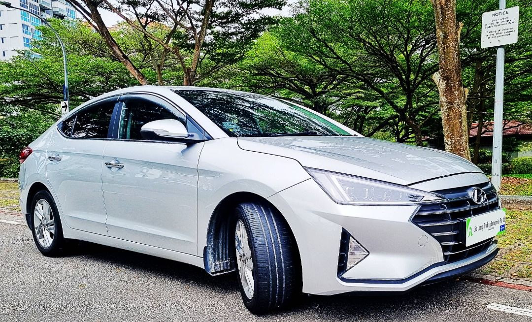 Hyundai Avante 1.6 Elite (A) (Category: Used Cars) located in Singapore. Submitted by jialeongtrading (Listing ID 1380161563, Image 2). Description: Features 1.6l DOHC 16v gamma mpi engine, 6 speed auto and drive mode select, ABS, SRS, LED DRL headlamp, ventilated cooling seats. View specs of the Hyundai Avante (2018-2020) Accessories Driver electric seat, Sport Rim audio system with bt/cam sensor, wireless Apple CarPlay/Android Auto, rear aircon