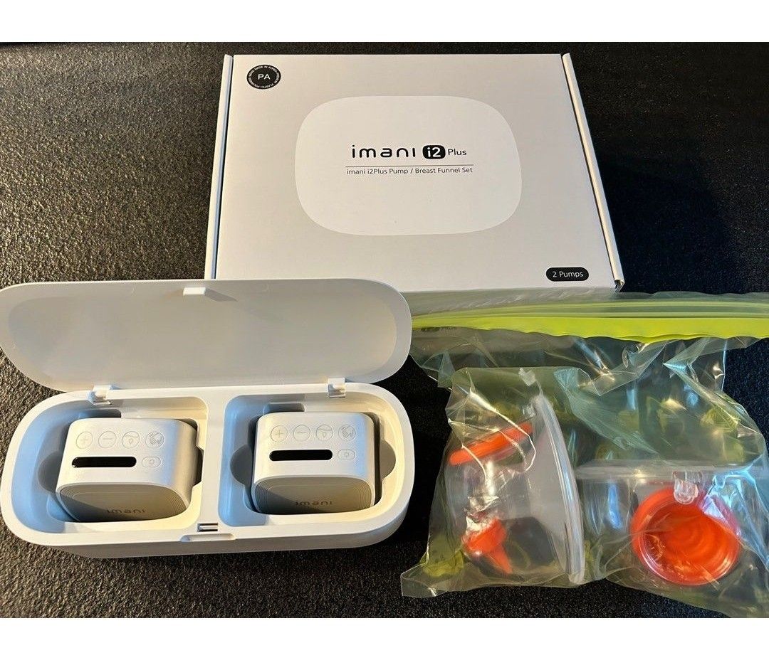 Imani i2 Plus Double Electric Breast Pump Set (Category: Breastfeeding & Bottle Feeding) located in Singapore. Submitted by nabeautss (Listing ID 1380202149, Image 1). Description: - Imani i2 Plus double electric breast pump set - Excellent condition, minimal use (less than 5 times) - Includes pump, breast shields, and all accessories - Comes with original box and packaging - nego for fast deal.