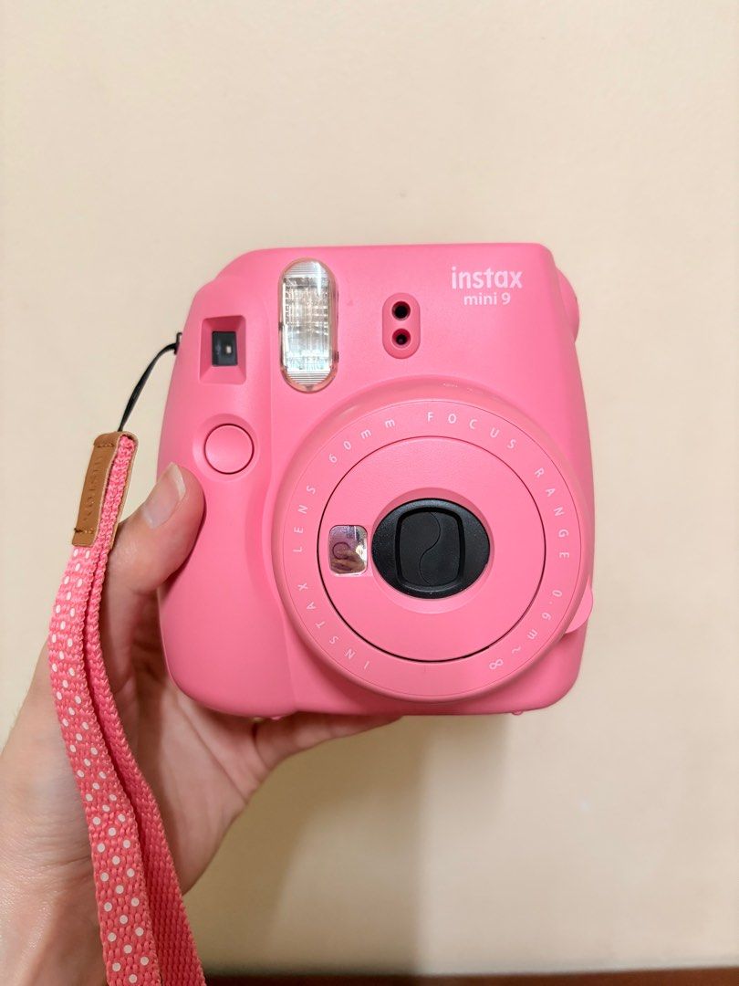 Instax Mini 9 (Flamingo Pink) (Category: Cameras) located in Quezon City. Submitted by sellerxbuyer (Listing ID 1380246107, Image 1). Description: Used a handful of times. Will include the battery. .