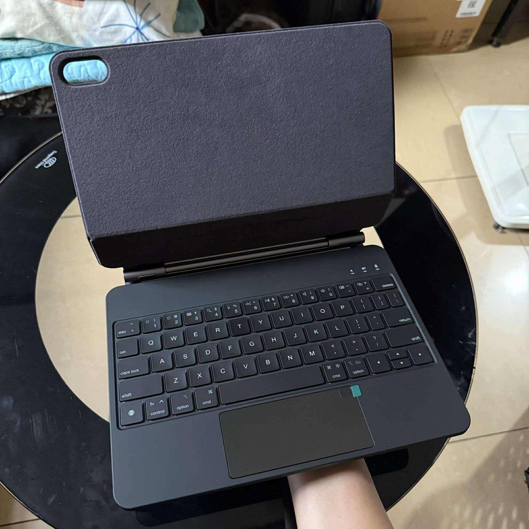 iPad 11th Gen A16 Magic Keyboard Case Magnetic Goojodoq Bluetooth 3rd Version (Category: Cases & Sleeves) located in Quezon City. Submitted by rcstny (Listing ID 1380200398, Image 2). Description: iPad 11th Gen A16 Magic Keyboard Case Magnetic Goojodoq Bluetooth 3rd Version ₱4500 - Built-in Trackpad - Magnetic Holder: With a free-floating design - Front and Back Protection - Backlit Keys: on/off (7 colors) - USB-C Rechargeable Keyboard - Silent a