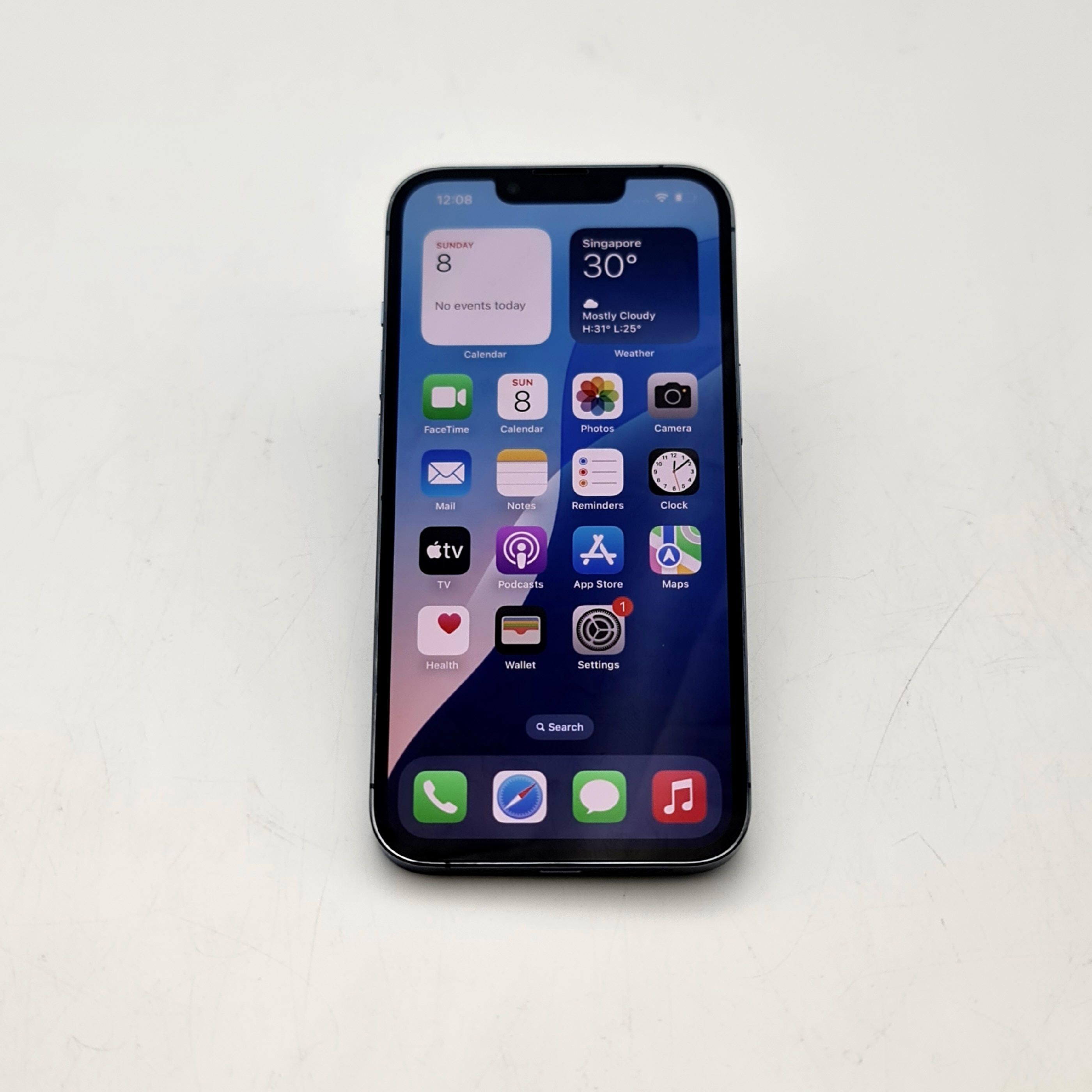 iPhone 13 Pro Sierra Blue 128GB (Category: iPhone 13 Series ) located in Singapore. Submitted by carousellmobile (Listing ID 1380222117, Image 1). Description: .