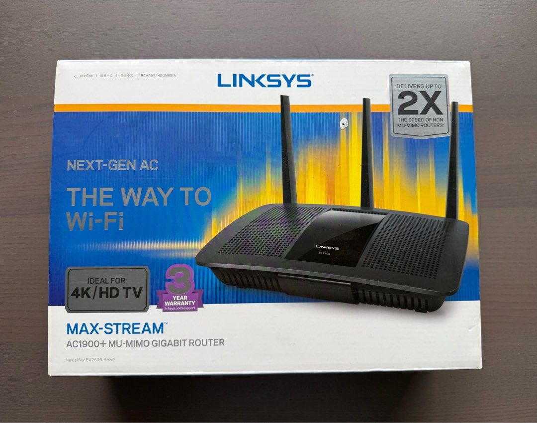 Linksys Max-Stream AC1900+ MU-MIMO GIGABIT ROUTER63205298551683112