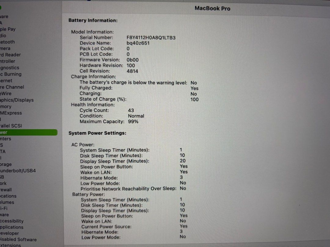 MacBook Pro M3 Base Spec63221277526403113
