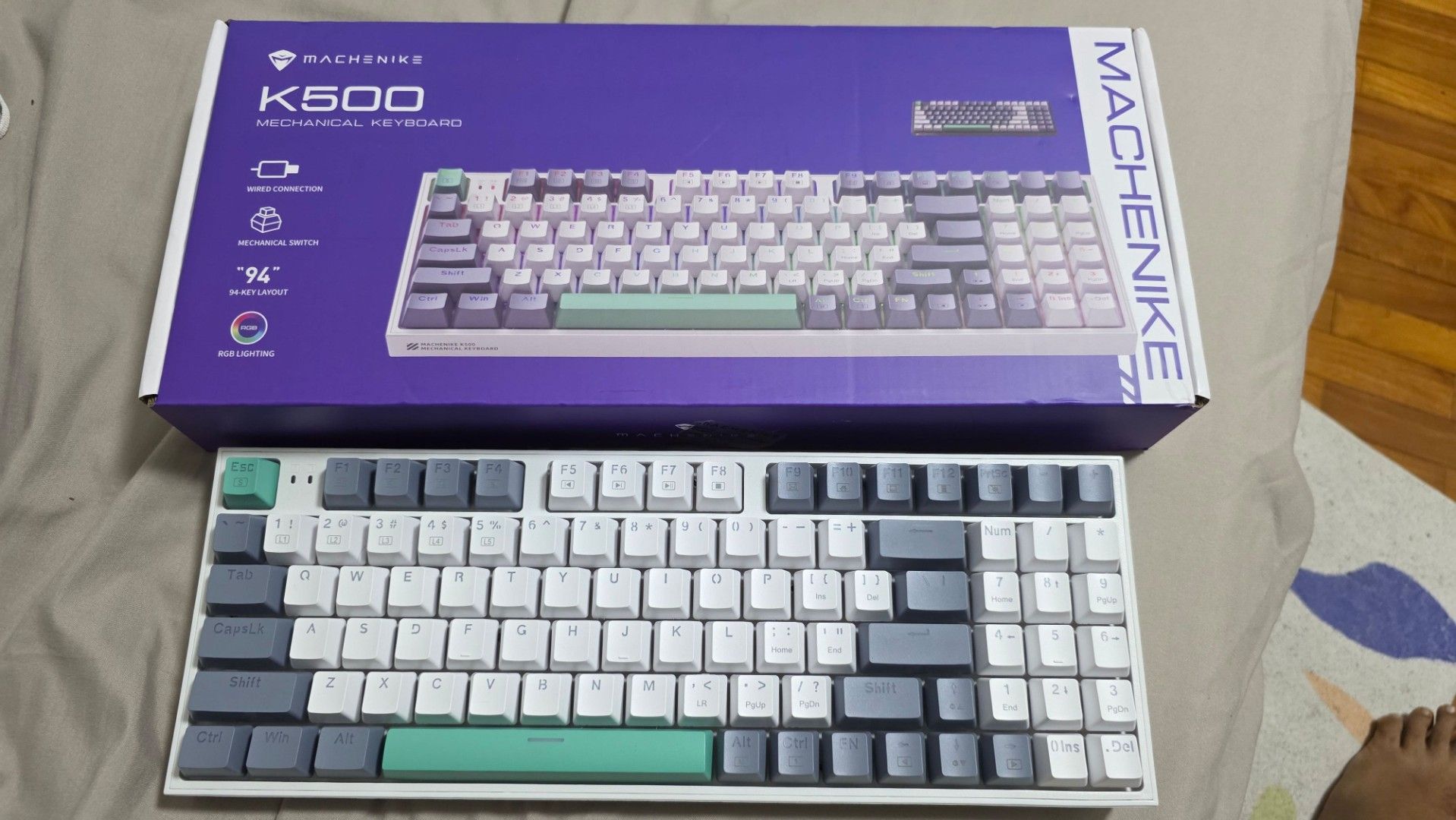 Machenike K500 Mechanical Keyboard - RGB Backlit