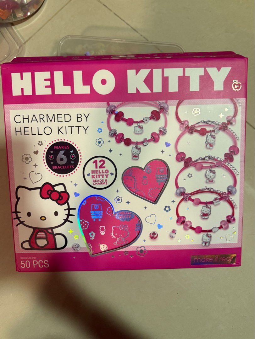 Make It Real Hello Kitty Jewelry Charmed by Hello Kitty (4804) Girls ...