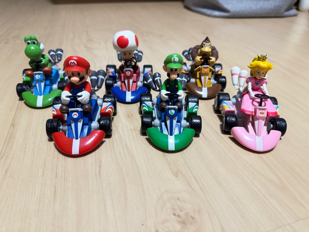 Mario Kart - Pull Back Race Cars, Hobbies & Toys, Toys & Games on Carousell