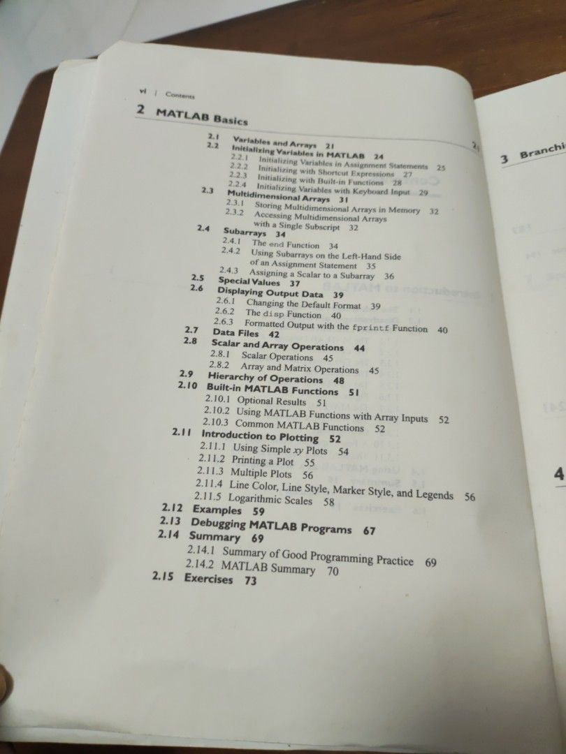 MATLAB Programming for Engineers (Second Edition) (Category: Textbooks) located in Singapore. Submitted by prithagokul (Listing ID 1380264616, Image 4). Description: - Used MATLAB textbook for engineers - Covers MATLAB basics, branching statements, and loops - Suitable for students and professionals - Good condition with minor wear and tear.
