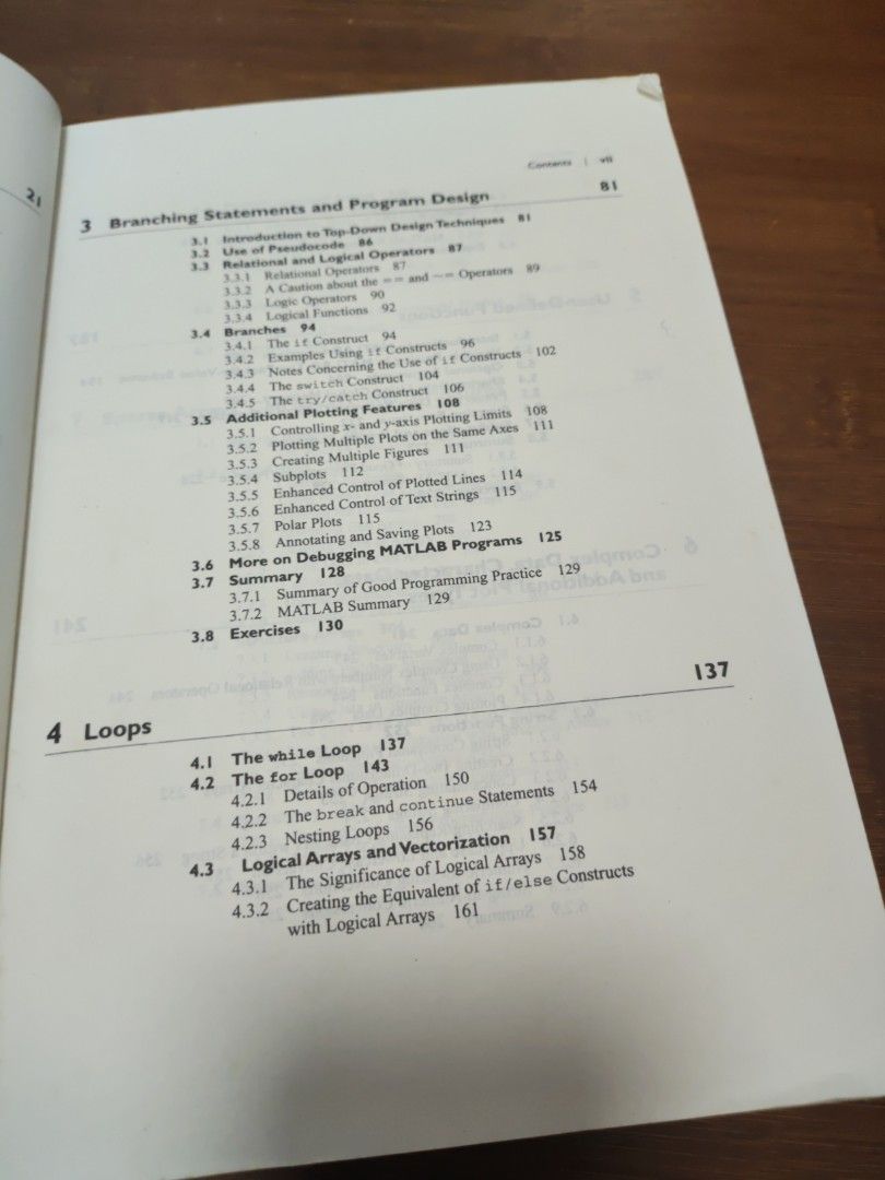 MATLAB Programming for Engineers (Second Edition) (Category: Textbooks) located in Singapore. Submitted by prithagokul (Listing ID 1380264616, Image 5). Description: - Used MATLAB textbook for engineers - Covers MATLAB basics, branching statements, and loops - Suitable for students and professionals - Good condition with minor wear and tear.
