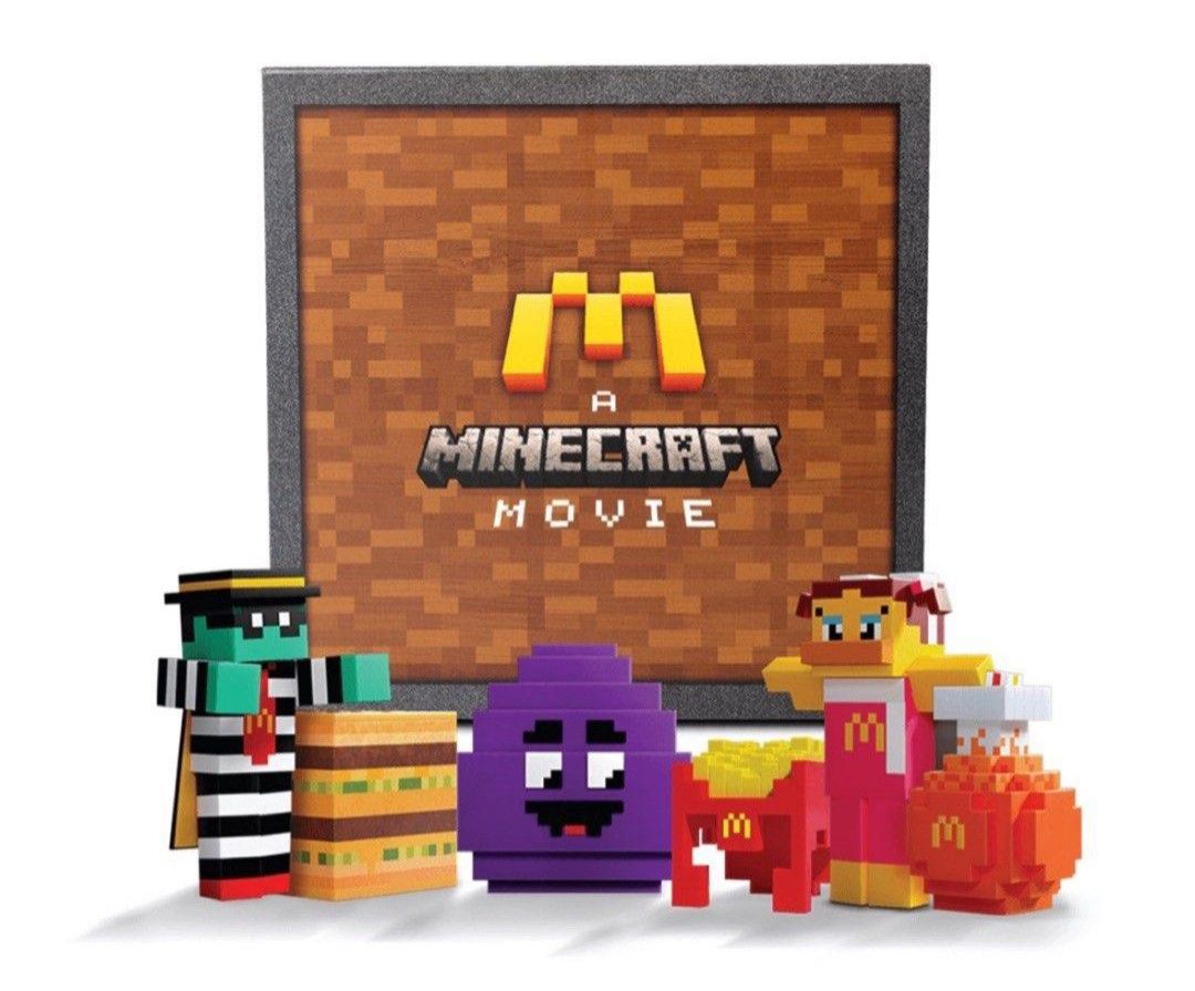 McDonald's x Minecraft Movie Toy Set, Hobbies Toys, Toys Games